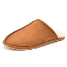 2021 Hot Classic Products respirável microfibra faux Fur Mule chinelos internos para homens